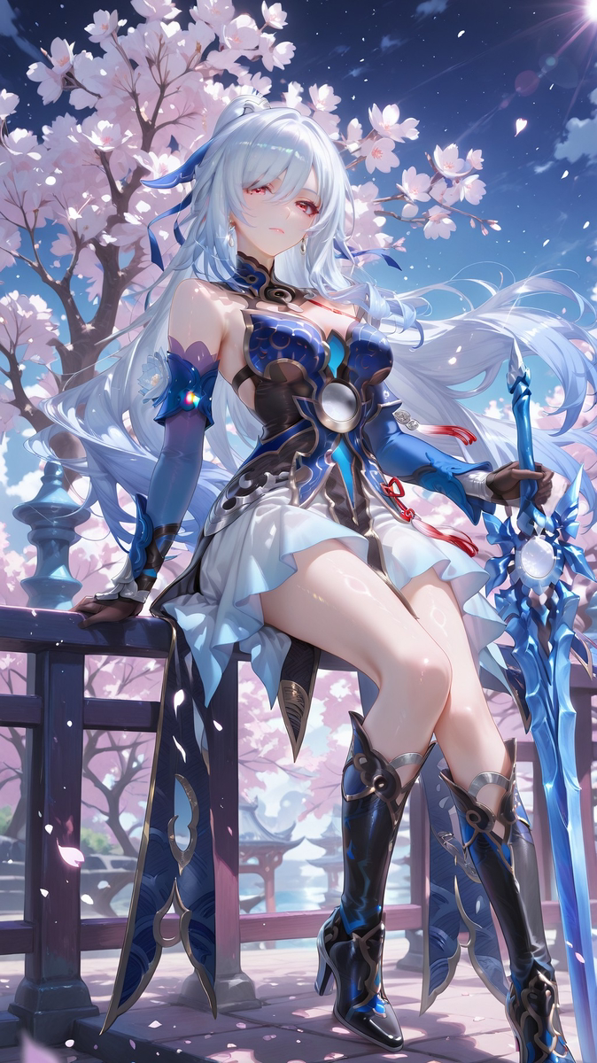 jingliu-pixiv插画-作品交流服务