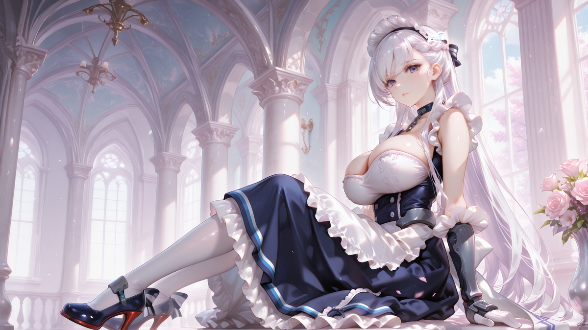 belfast02-pixiv插画-作品交流服务