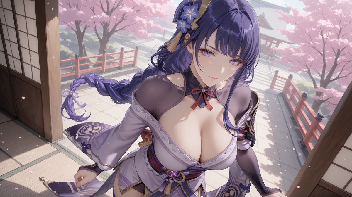 raiden shogun02-pixiv插画-作品交流服务