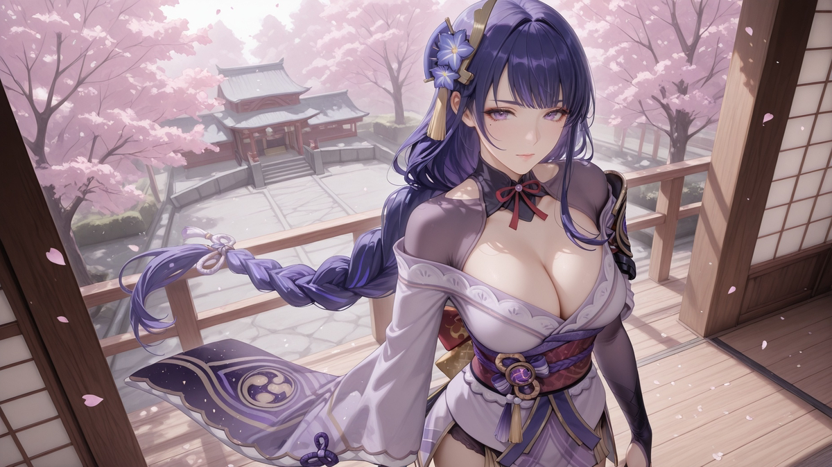 raiden shogun02-pixiv插画-作品交流服务