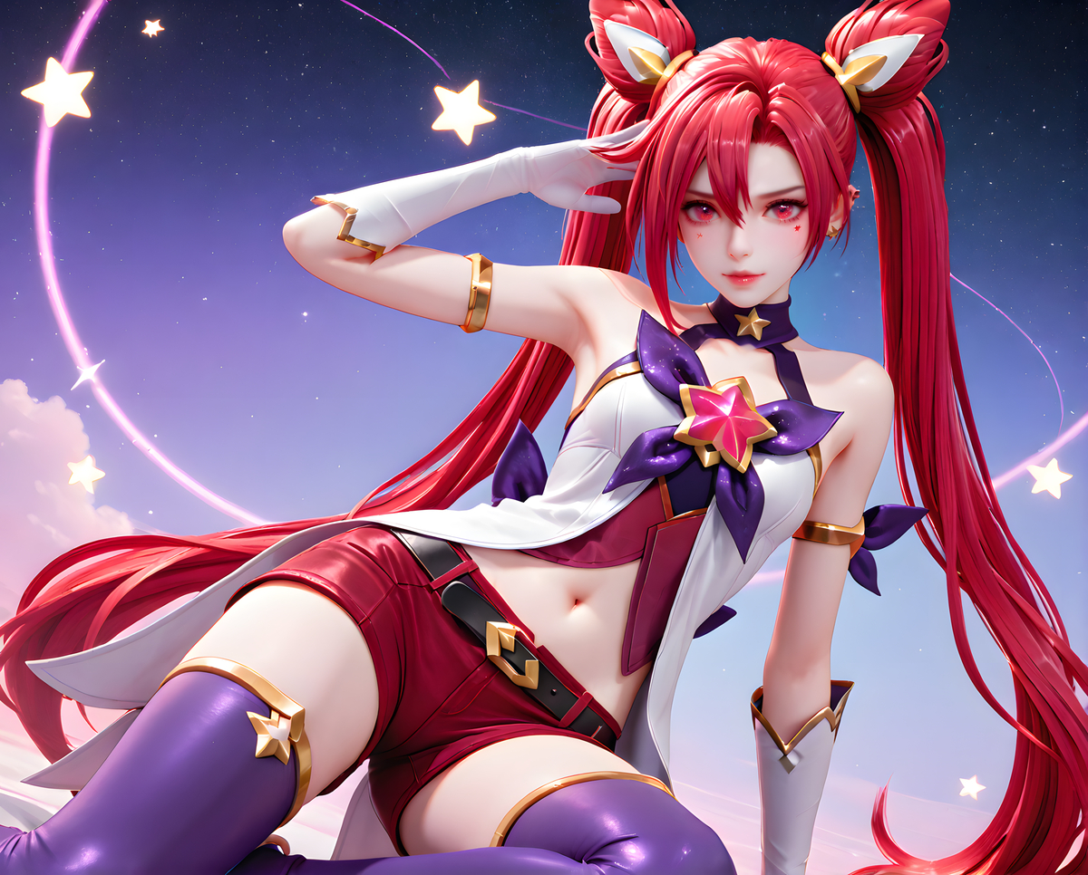 jinx star guardian-pixiv插画-作品交流服务