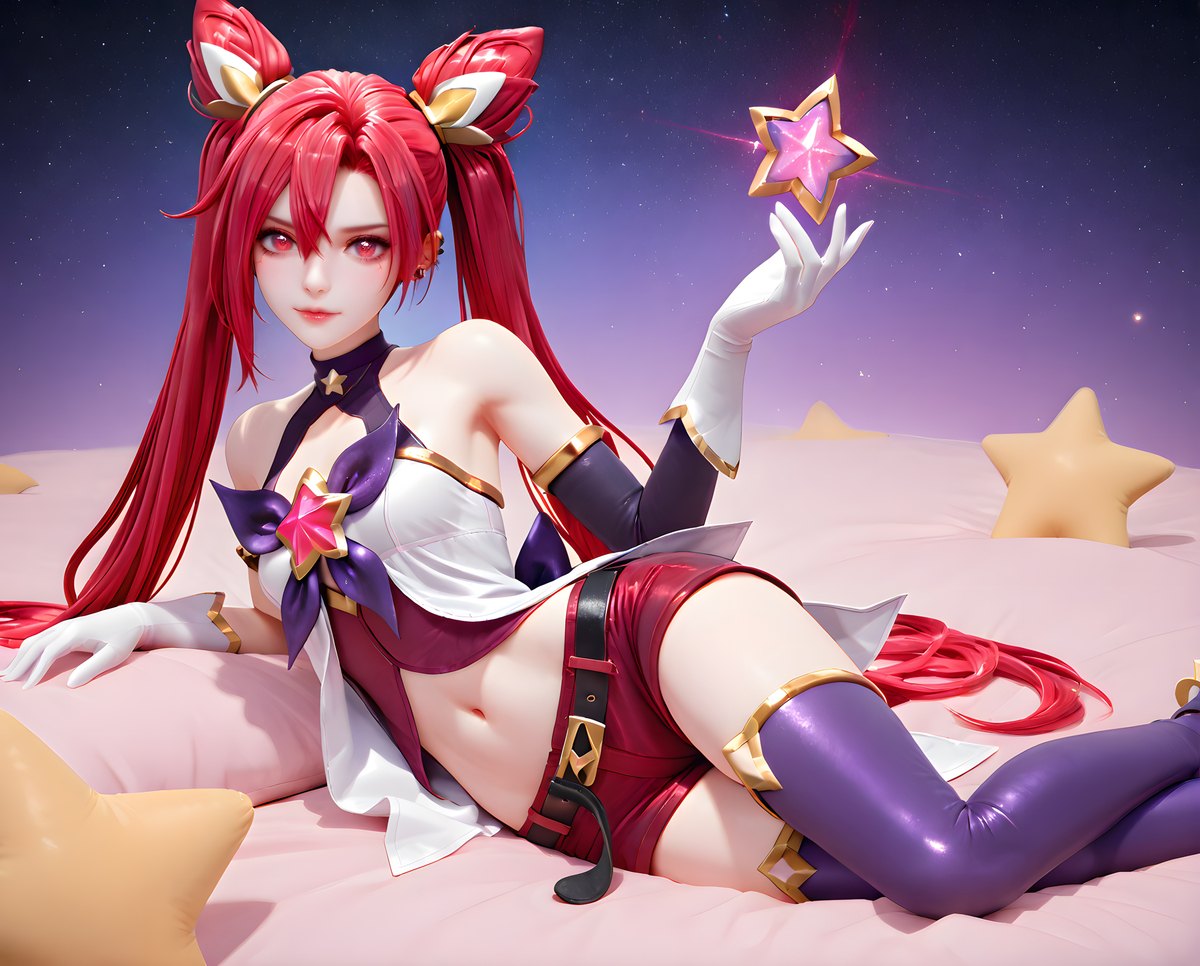 jinx star guardian-pixiv插画-作品交流服务