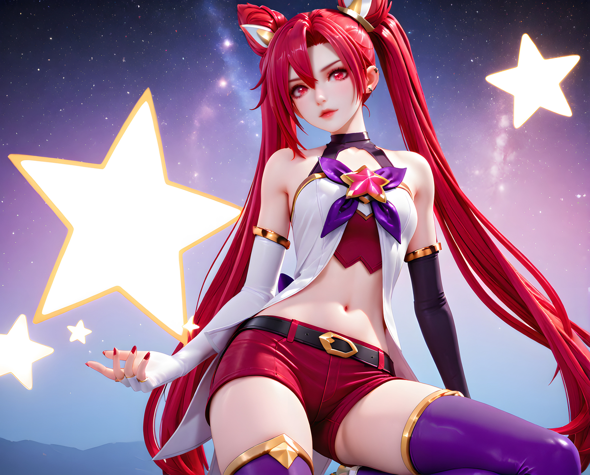 jinx star guardian-pixiv插画-作品交流服务
