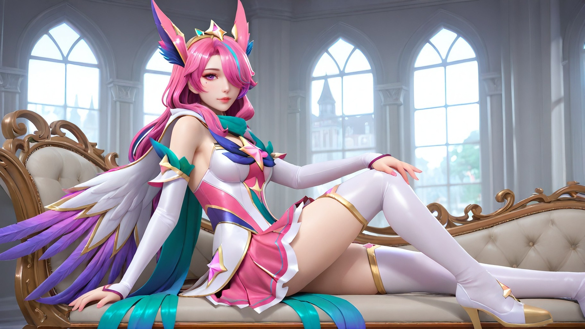 Xayah Star Guardian-pixiv插画-作品交流服务