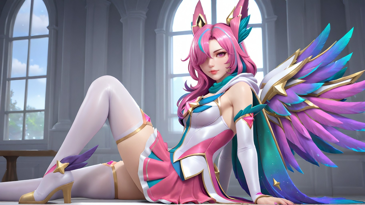 Xayah Star Guardian-pixiv插画-作品交流服务