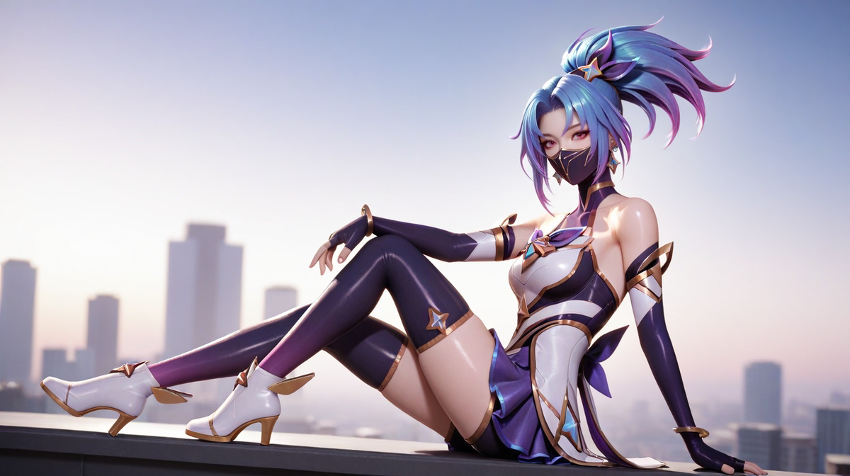 akali Star Guardian-pixiv插画-作品交流服务