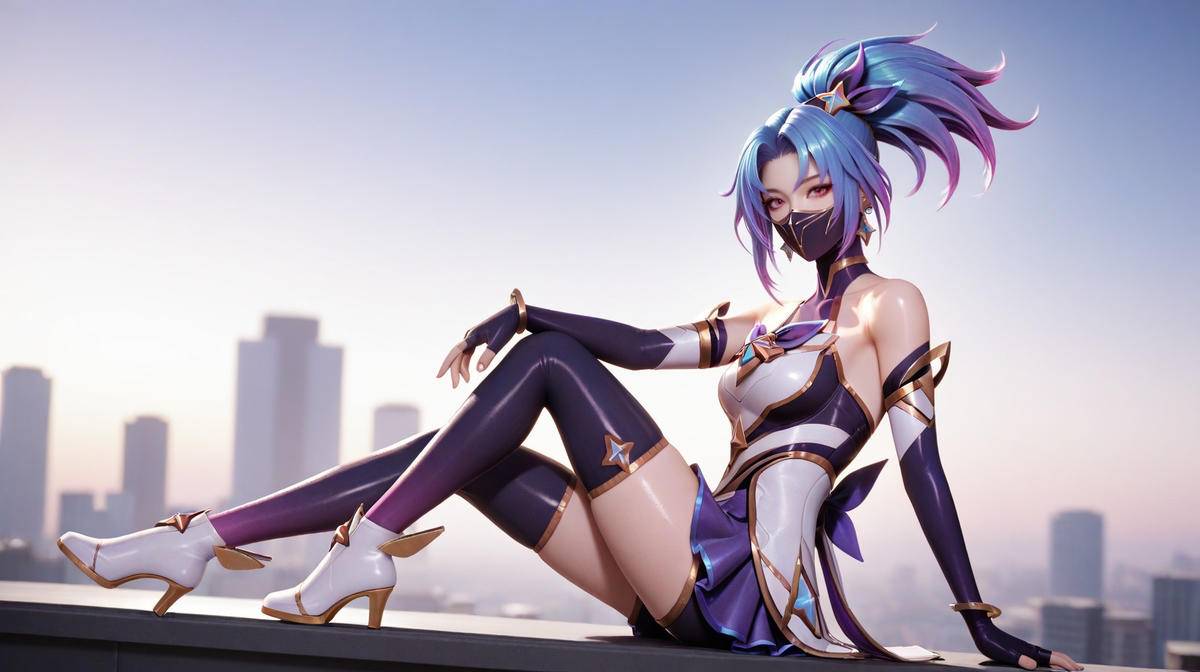 akali Star Guardian-pixiv插画-作品交流服务