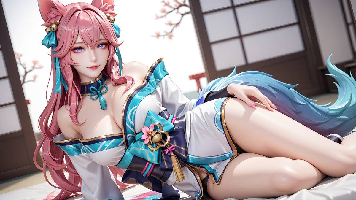 spirit blossom ahri-pixiv插画-作品交流服务