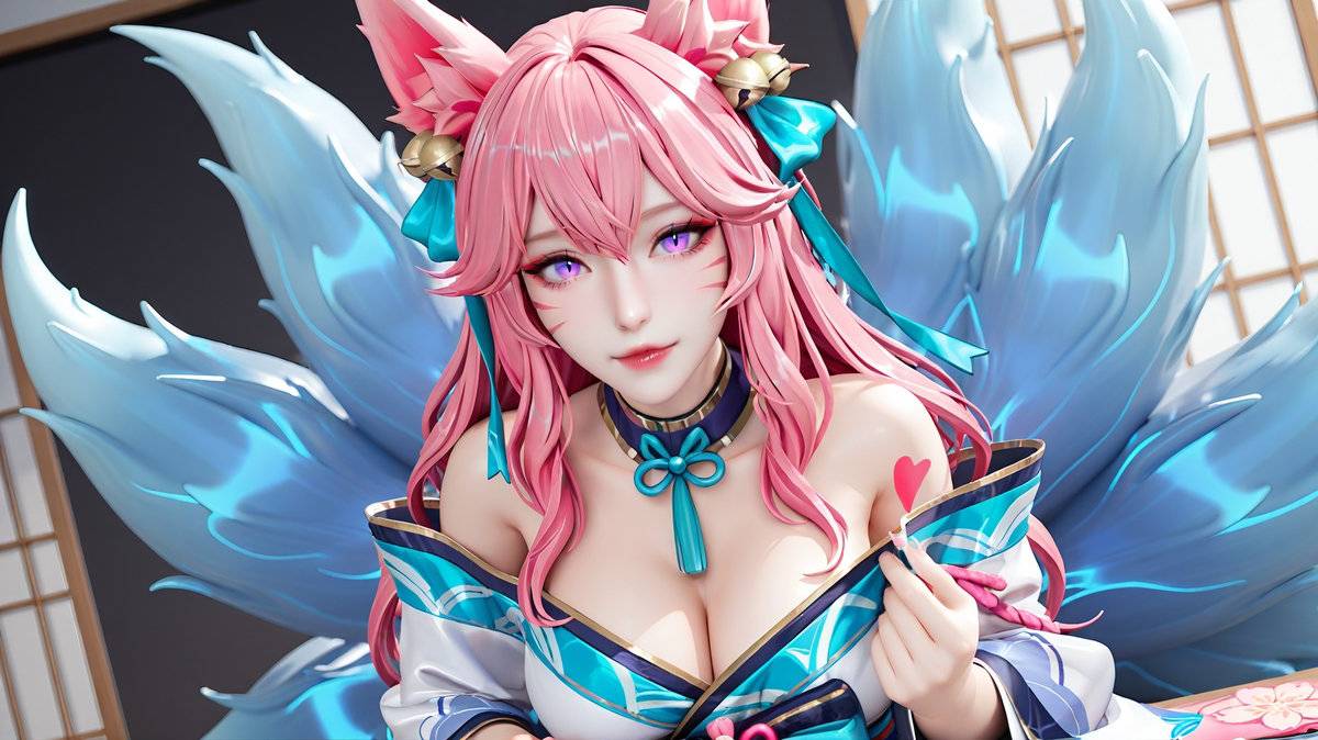 图片[11]-spirit blossom ahri-pixiv插画-作品交流服务