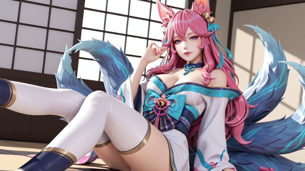 spirit blossom ahri-pixiv插画-作品交流服务