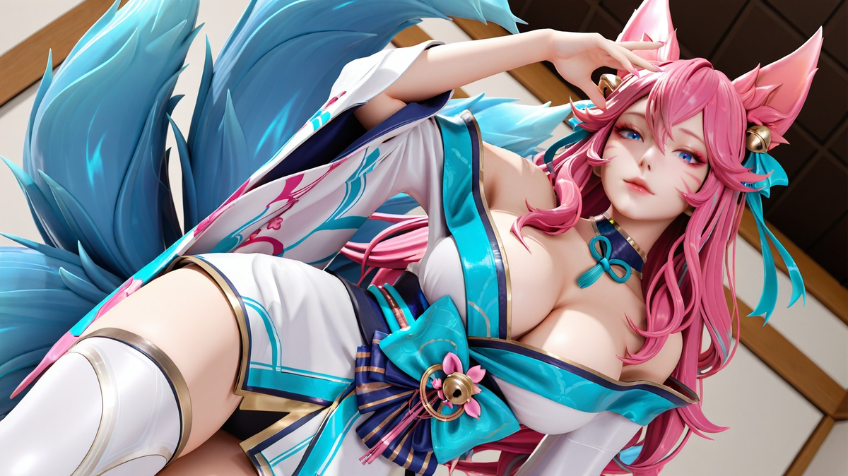 图片[7]-spirit blossom ahri-pixiv插画-作品交流服务