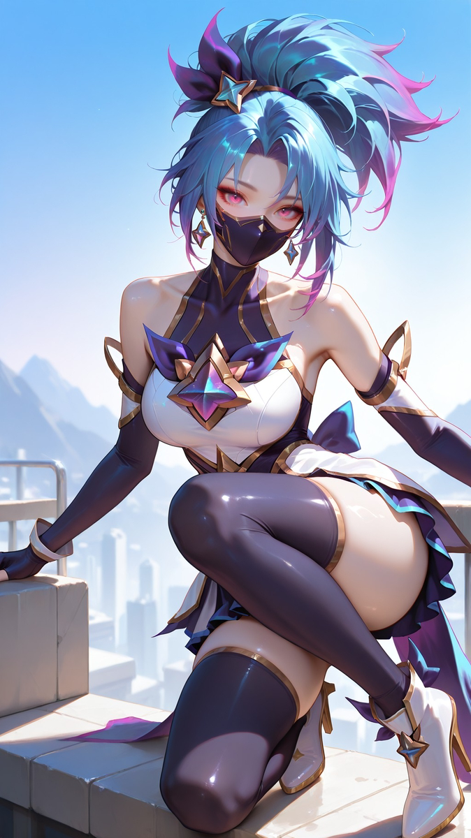 akali Star Guardian 02-pixiv插画-作品交流服务