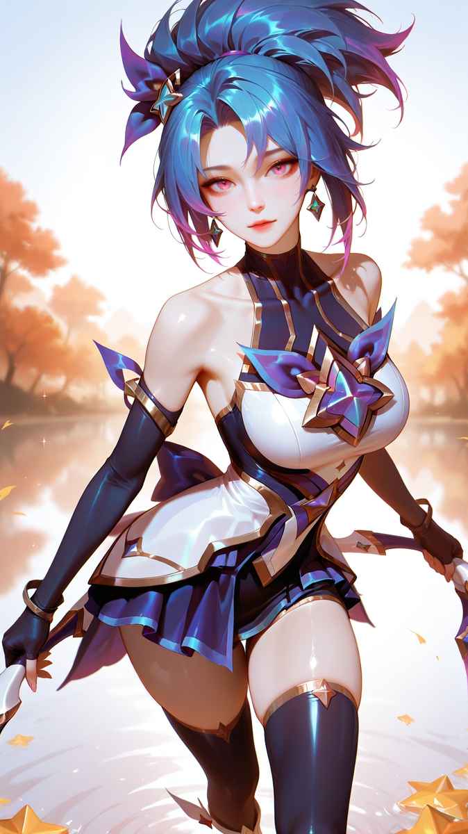 akali Star Guardian 02-pixiv插画-作品交流服务