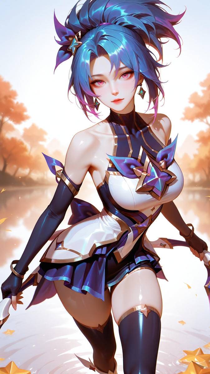 akali Star Guardian 02-pixiv插画-作品交流服务