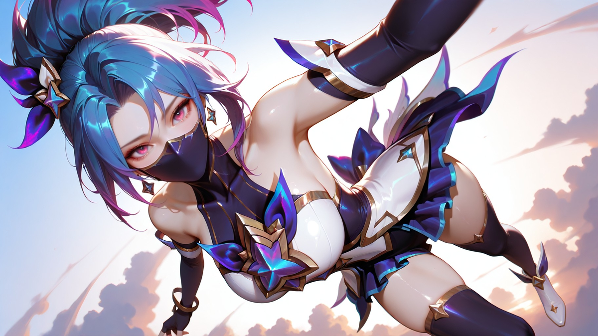 akali Star Guardian 02-pixiv插画-作品交流服务