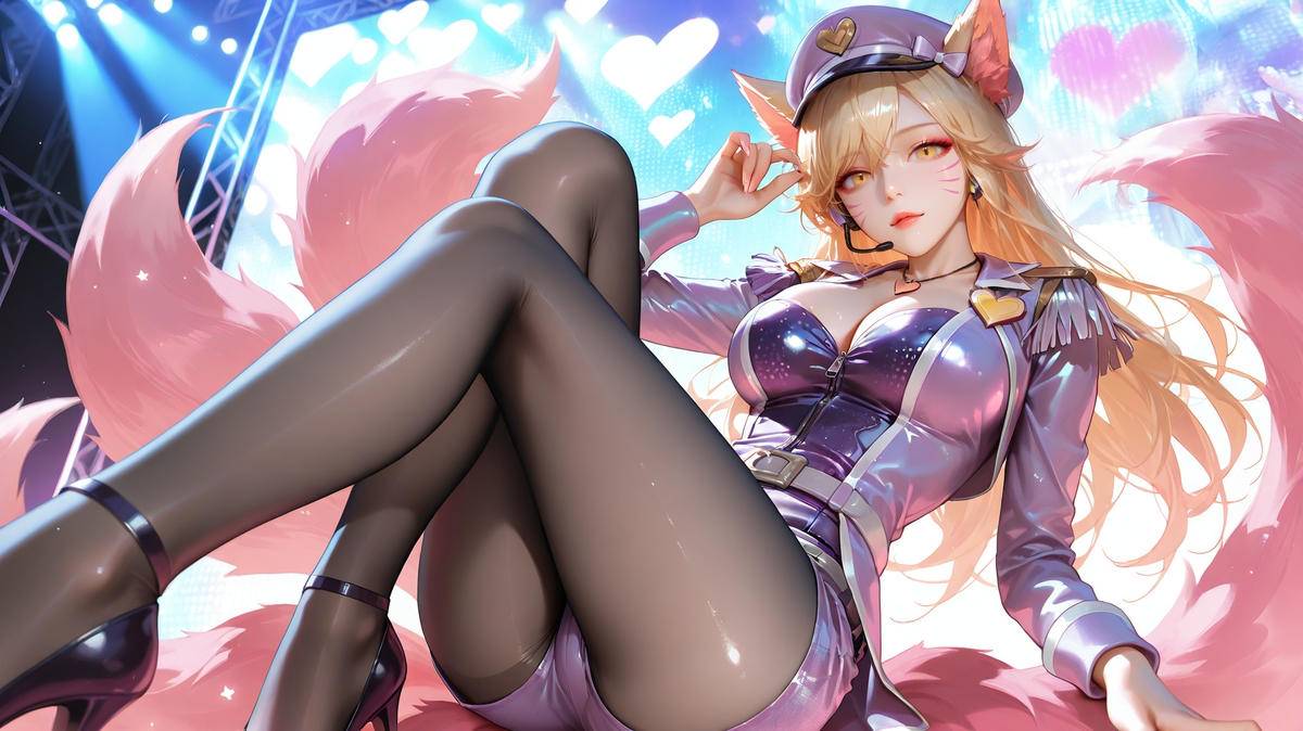 popstar ahri-pixiv插画-作品交流服务