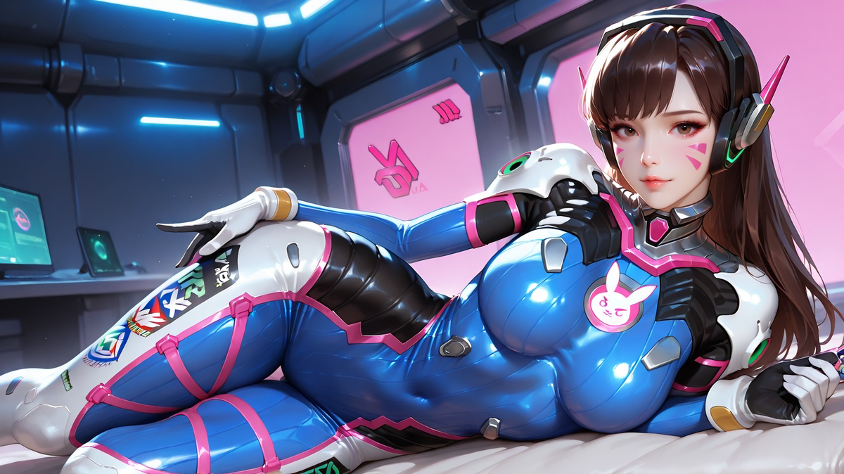 D.va-pixiv插画-作品交流服务