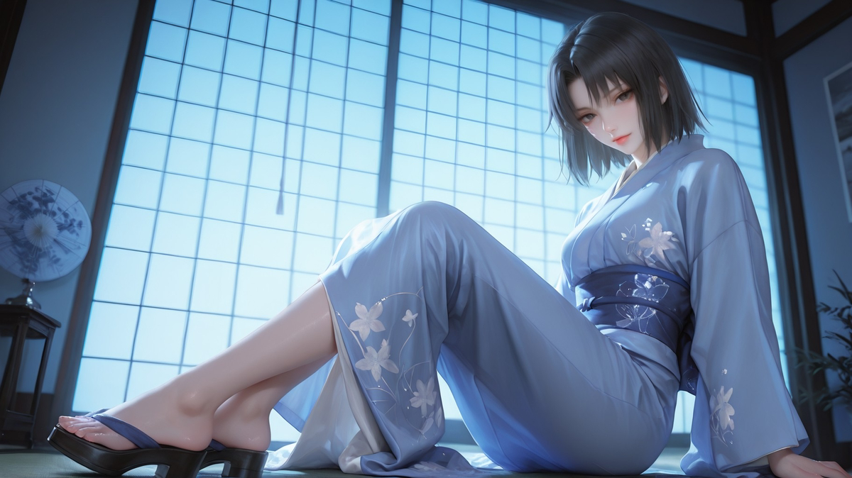 Ryougi Shiki3D-pixiv插画-作品交流服务