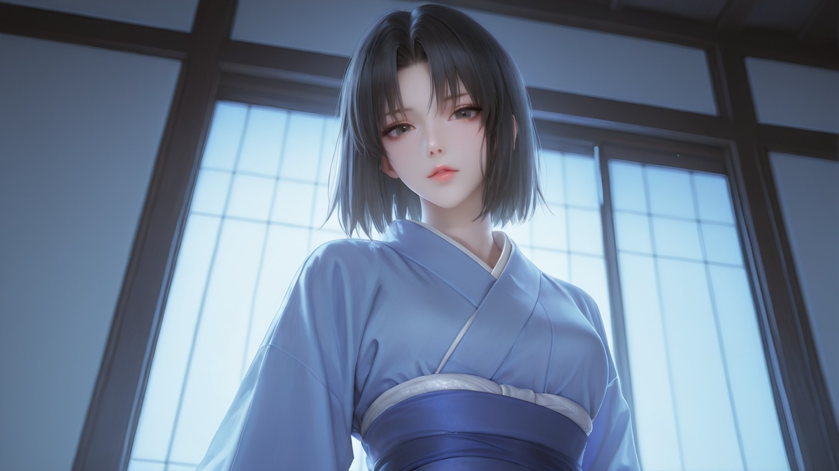 Ryougi Shiki3D-pixiv插画-作品交流服务