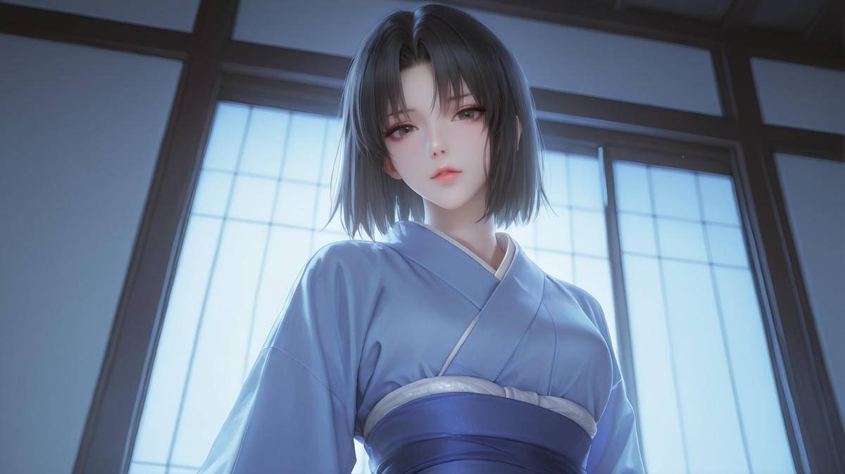 Ryougi Shiki3D-pixiv插画-作品交流服务
