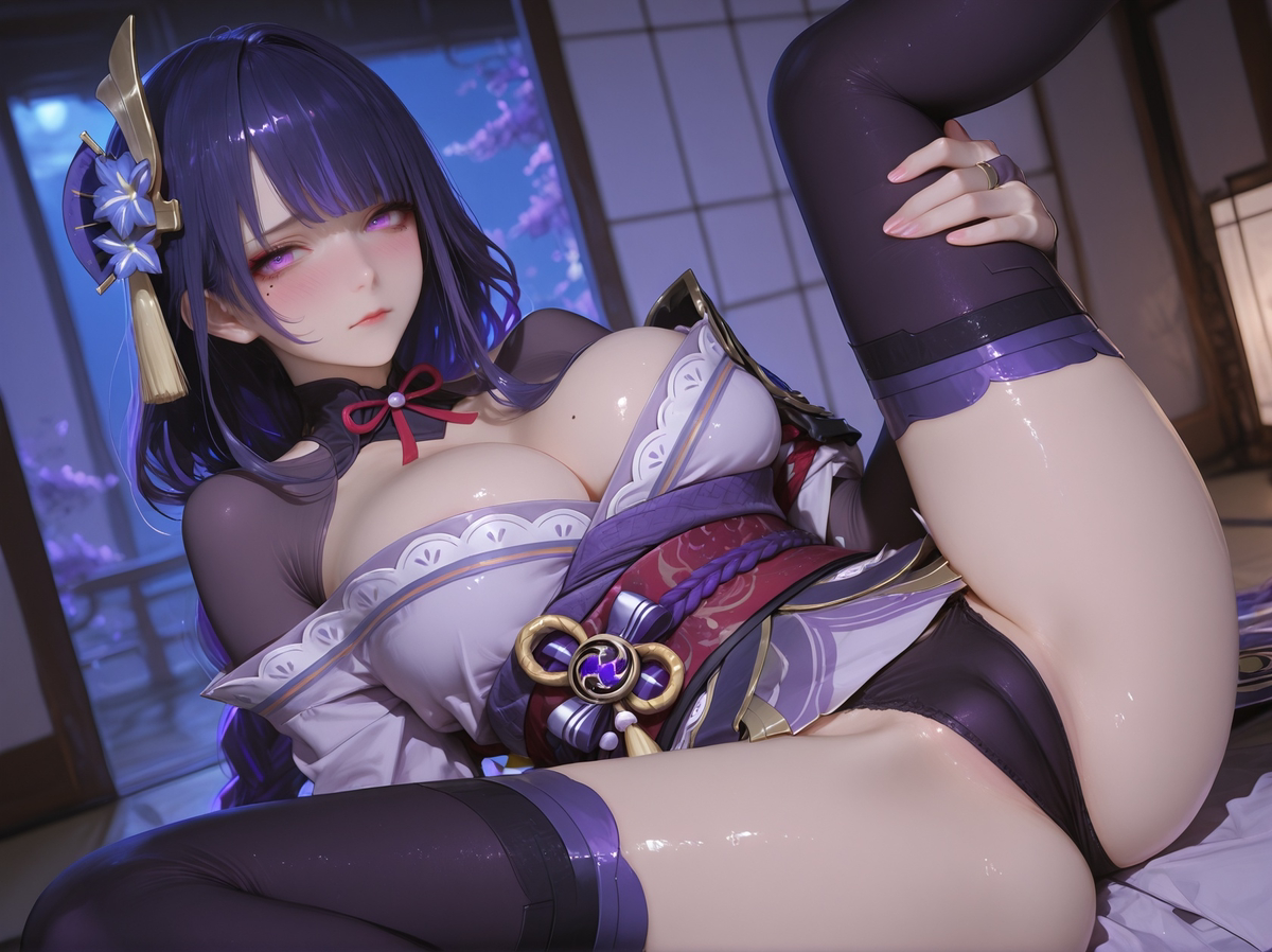 raiden shogun_commission-pixiv插画-作品交流服务