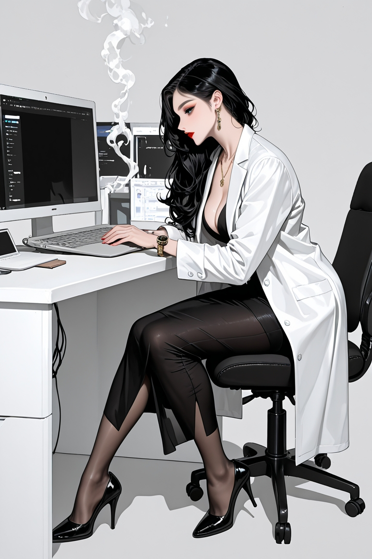 电脑冒烟了？大概-pixiv插画-作品交流服务