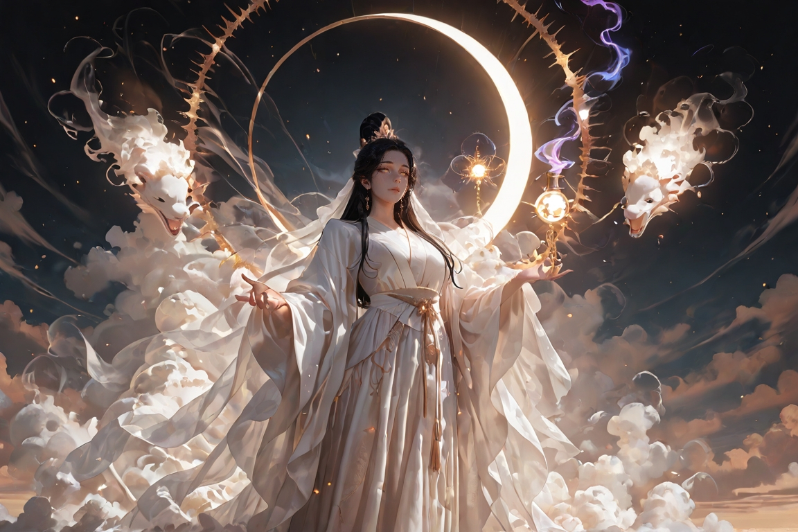 观音大士-pixiv插画-作品交流服务