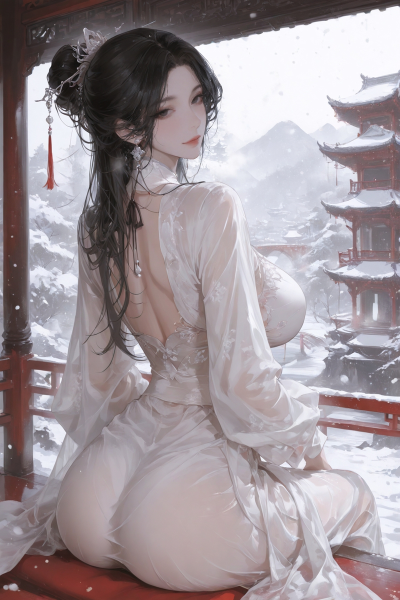 观雪-pixiv插画-作品交流服务