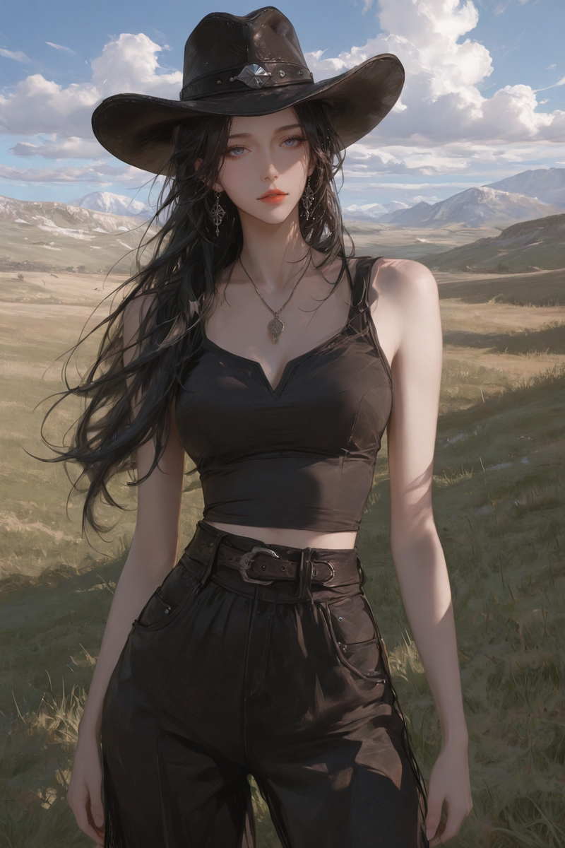 牛仔-pixiv插画-作品交流服务