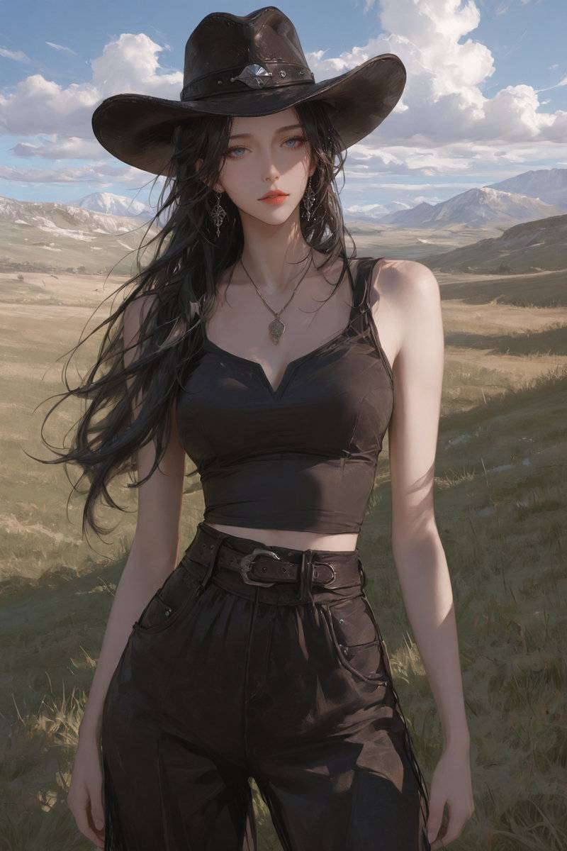 牛仔-pixiv插画-作品交流服务