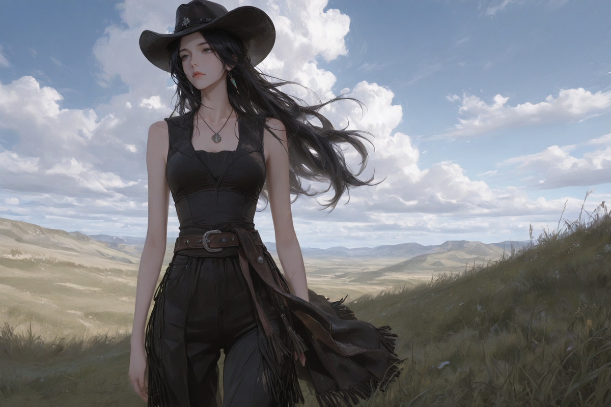 牛仔-pixiv插画-作品交流服务