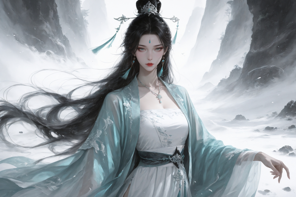 雾漫千山师立处，清辉引道破迷津-pixiv插画-作品交流服务