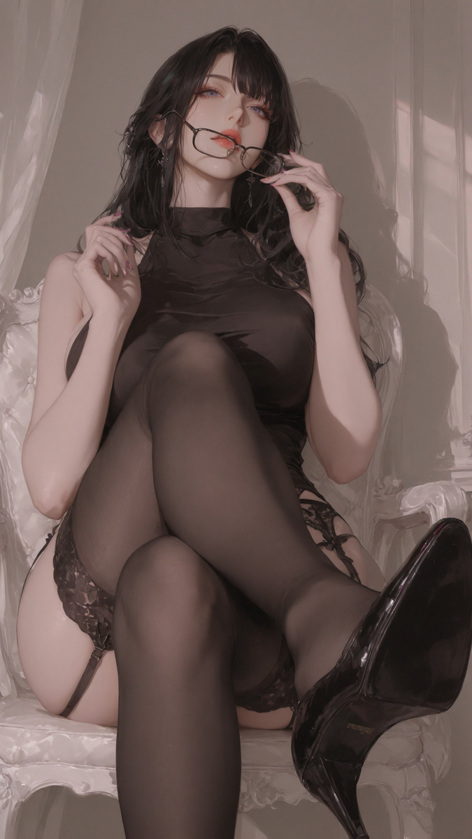 真是个坏孩子，就这么喜欢盯着我的脚吗？-pixiv插画-作品交流服务