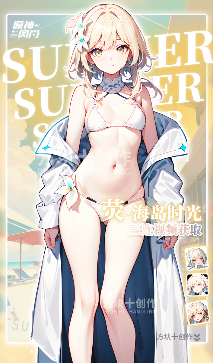 荧-泳装-pixiv插画-作品交流服务