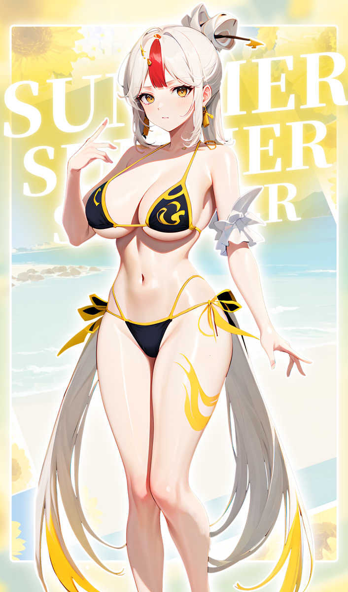 凝光-泳装-pixiv插画-作品交流服务