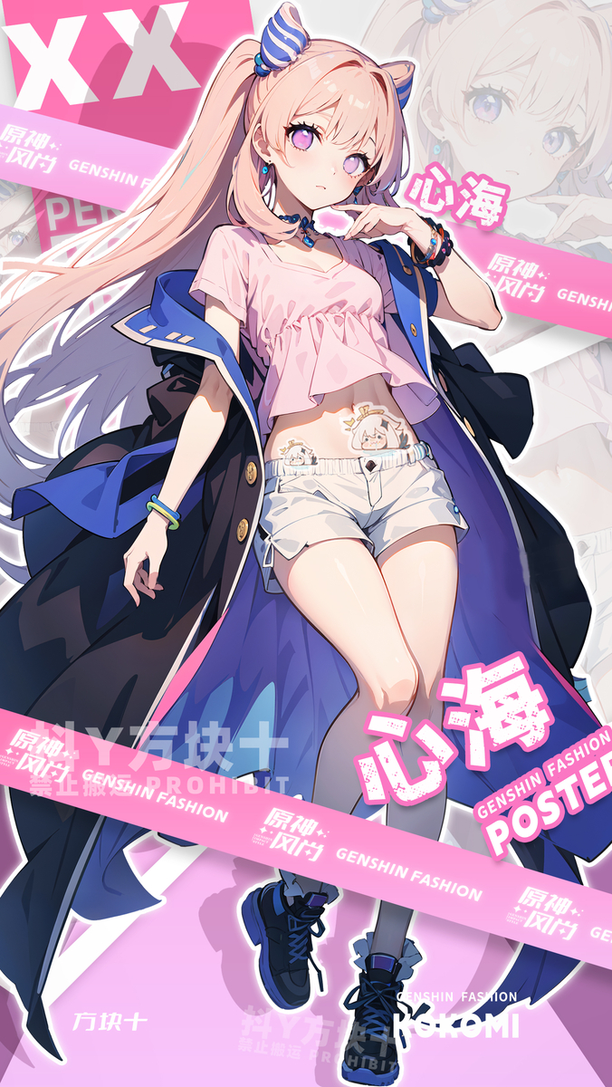 心海-海报风格-pixiv插画-作品交流服务