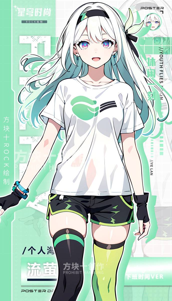 流萤的日常服-pixiv插画-作品交流服务