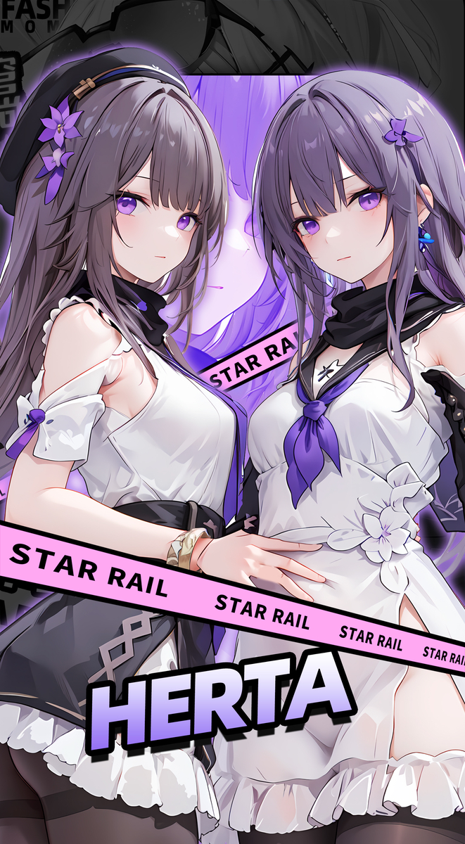 黑塔-双子人偶-pixiv插画-作品交流服务