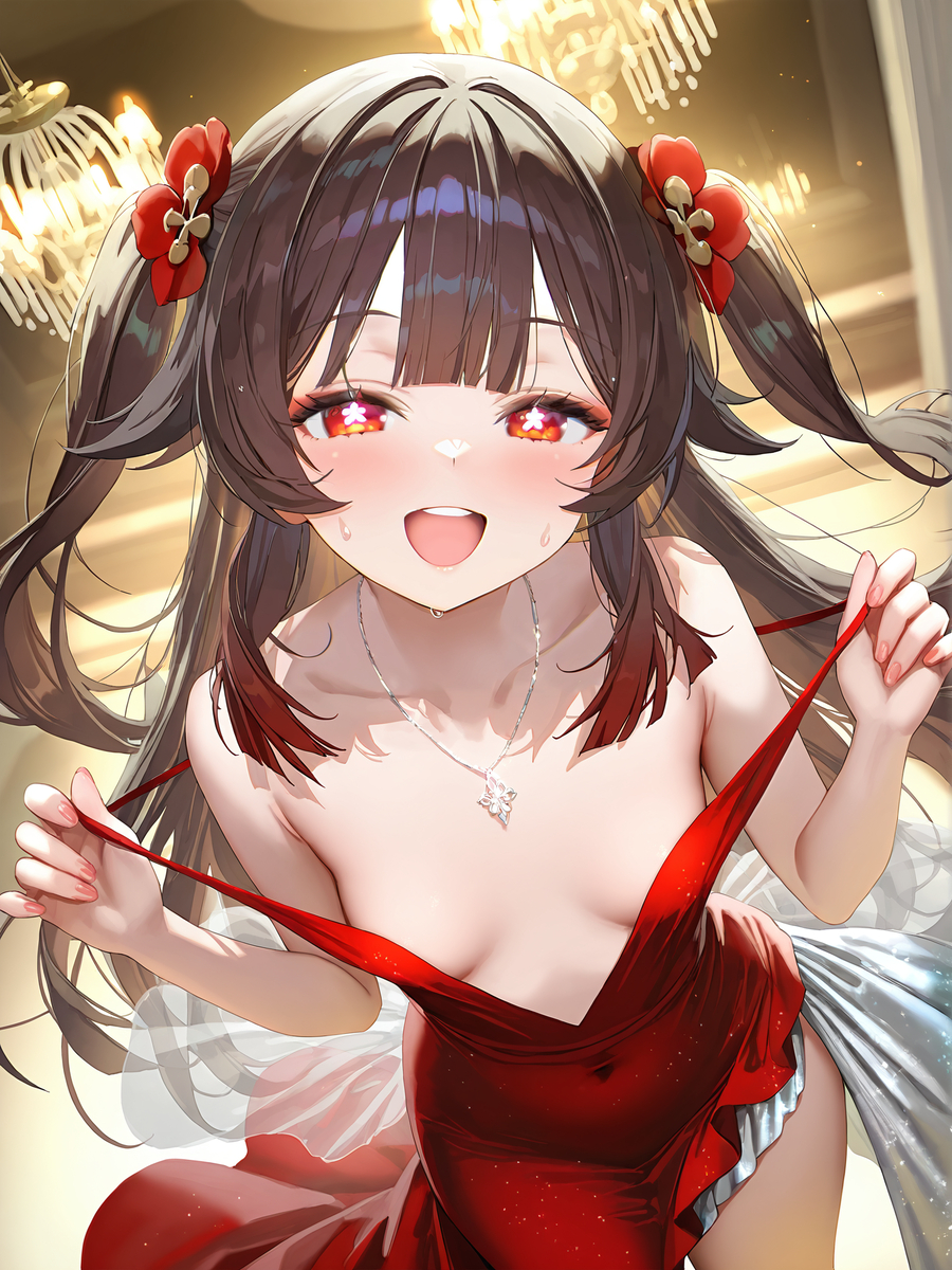 胡桃-雌小鬼-pixiv插画-作品交流服务