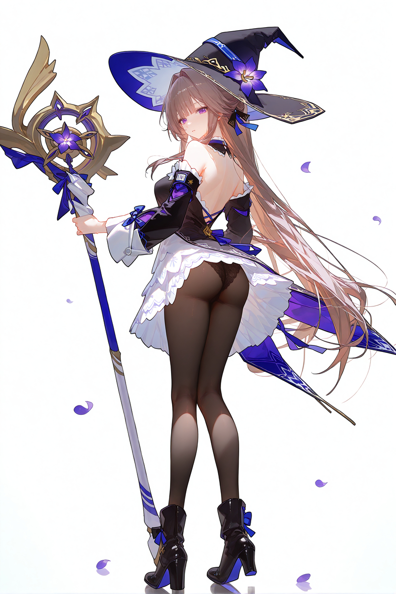 大黑塔-站姿-pixiv插画-作品交流服务