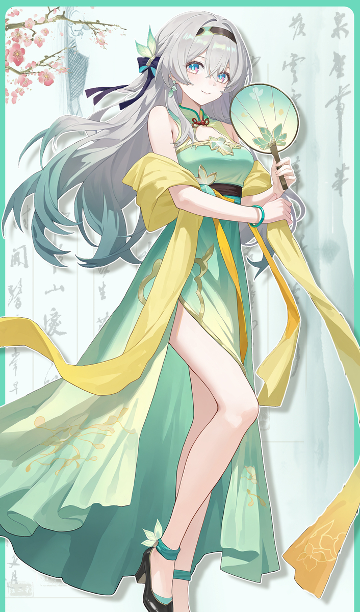 流萤-古装-pixiv插画-作品交流服务