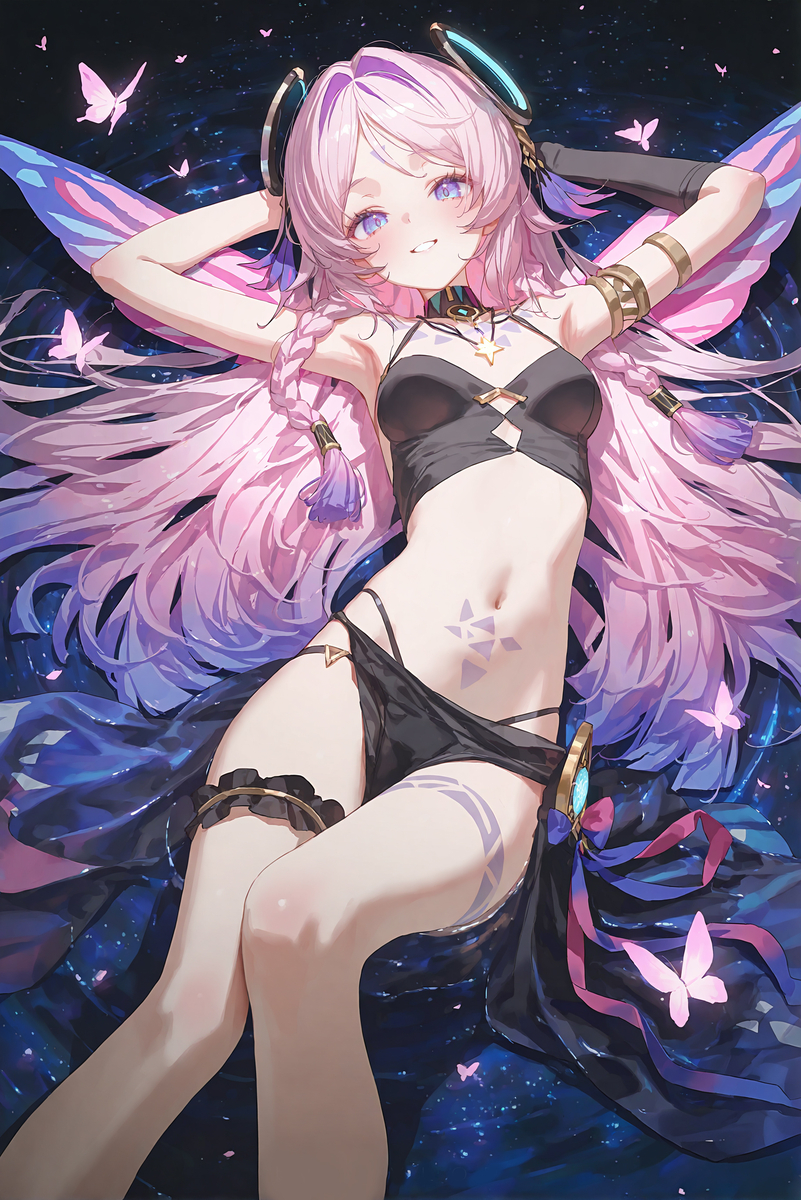 茜特菈莉 梦蝶-pixiv插画-作品交流服务