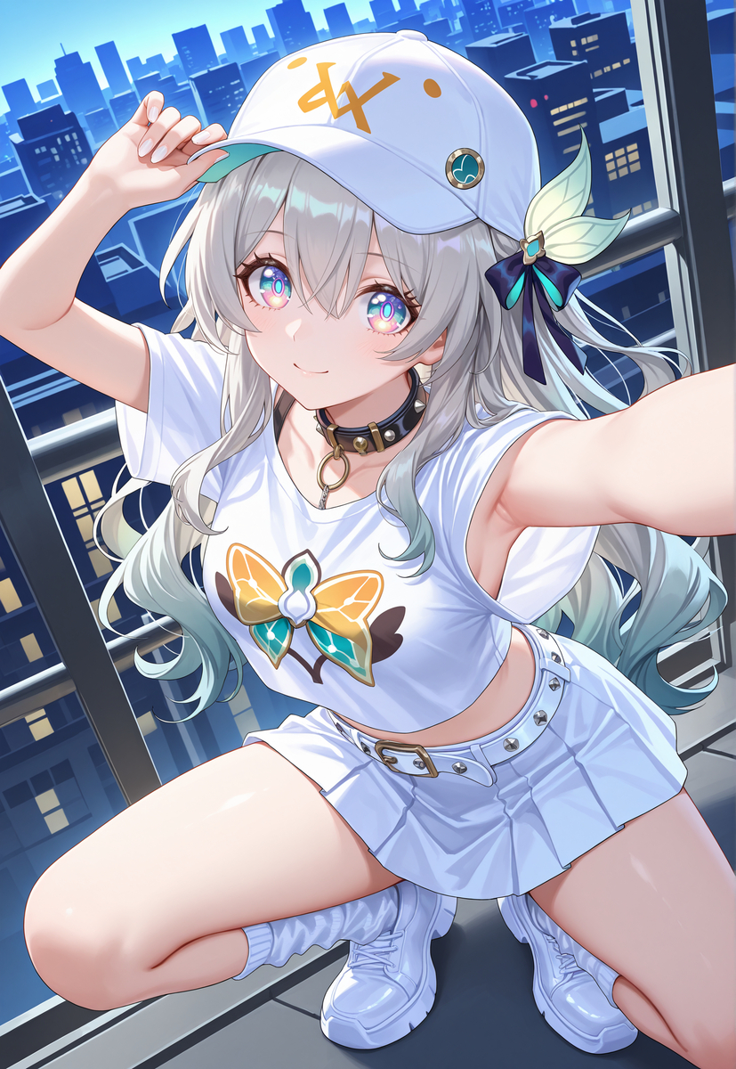 流萤 都市-pixiv插画-作品交流服务