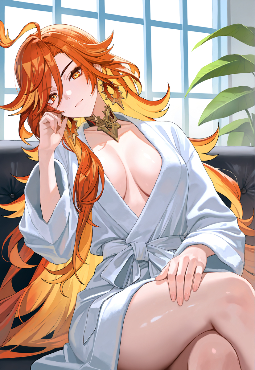 玛薇卡-浴后-pixiv插画-作品交流服务