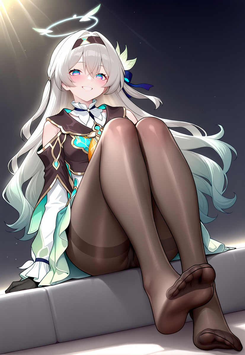 流萤 黑丝玉足-pixiv插画-作品交流服务