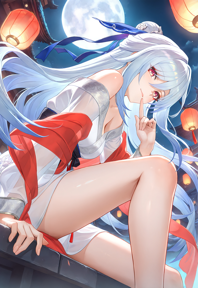 月下 镜流-pixiv插画-作品交流服务