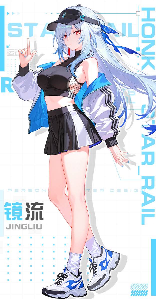 镜流 运动装-pixiv插画-作品交流服务