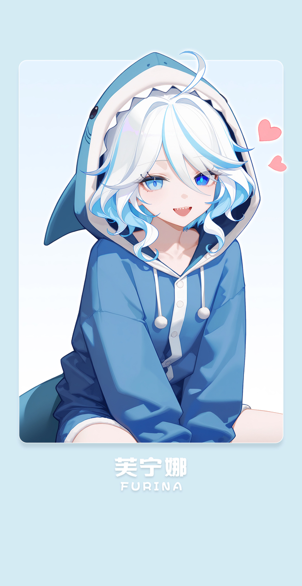 芙宁娜 睡衣派对-pixiv插画-作品交流服务