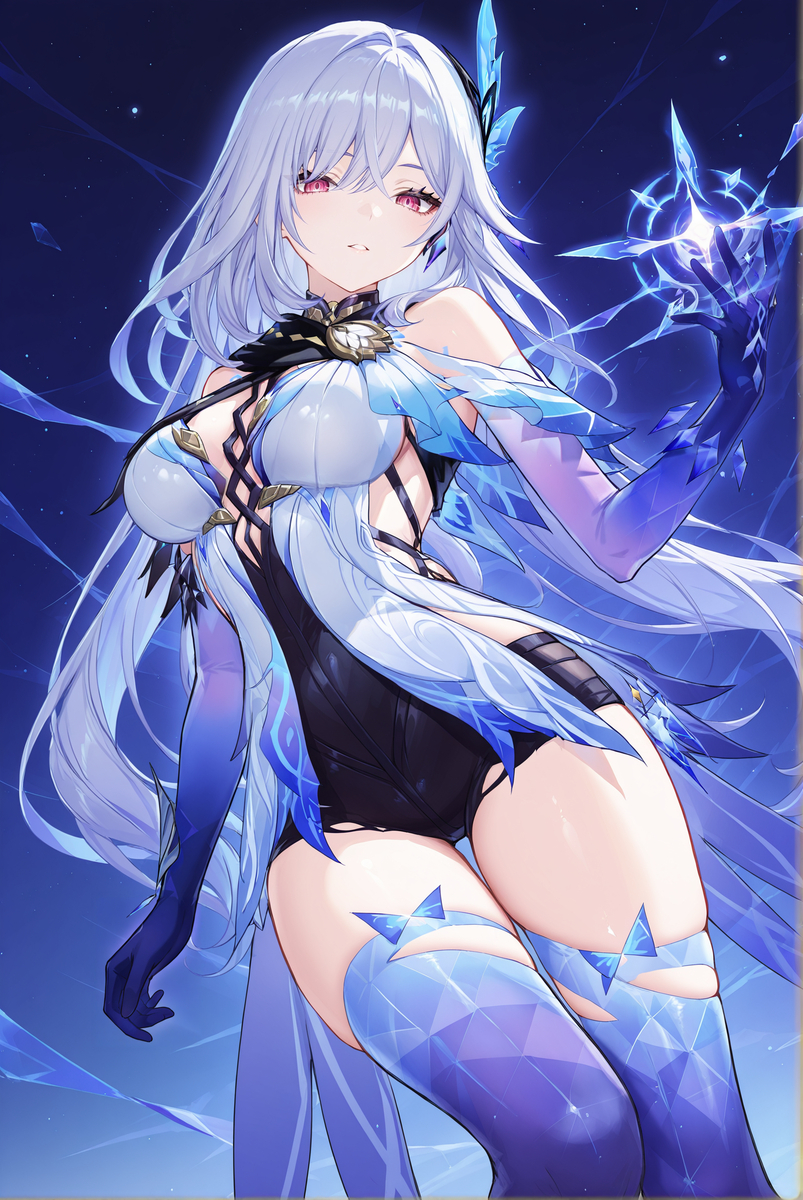 丝柯克 夜空-pixiv插画-作品交流服务