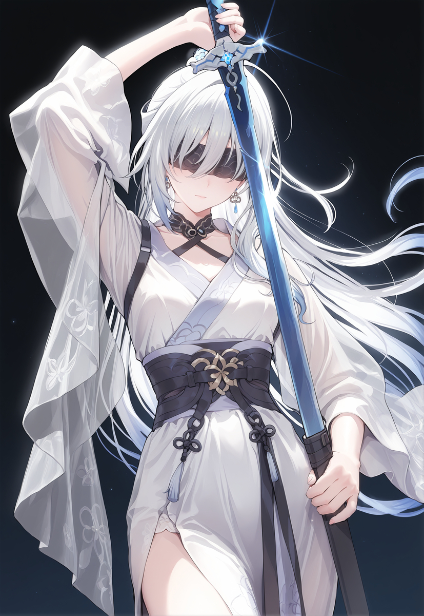 蒙眼师尊 镜流-pixiv插画-作品交流服务